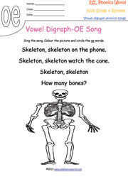 oe-vowel-digraph-song-worksheet